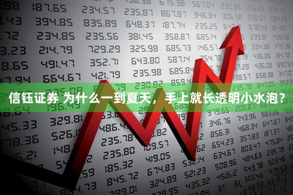 信钰证券 为什么一到夏天，手上就长透明小水泡？