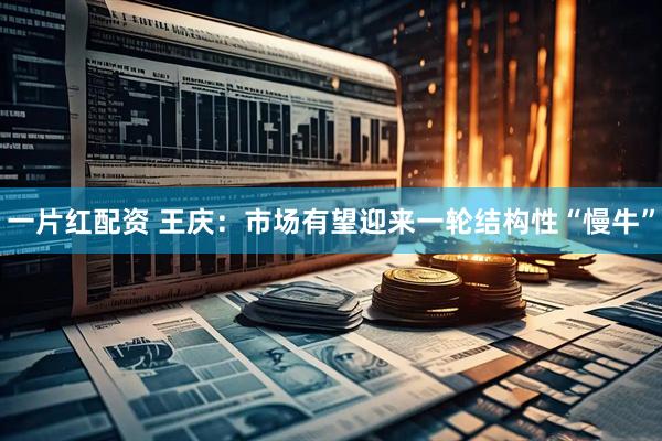 一片红配资 王庆：市场有望迎来一轮结构性“慢牛”